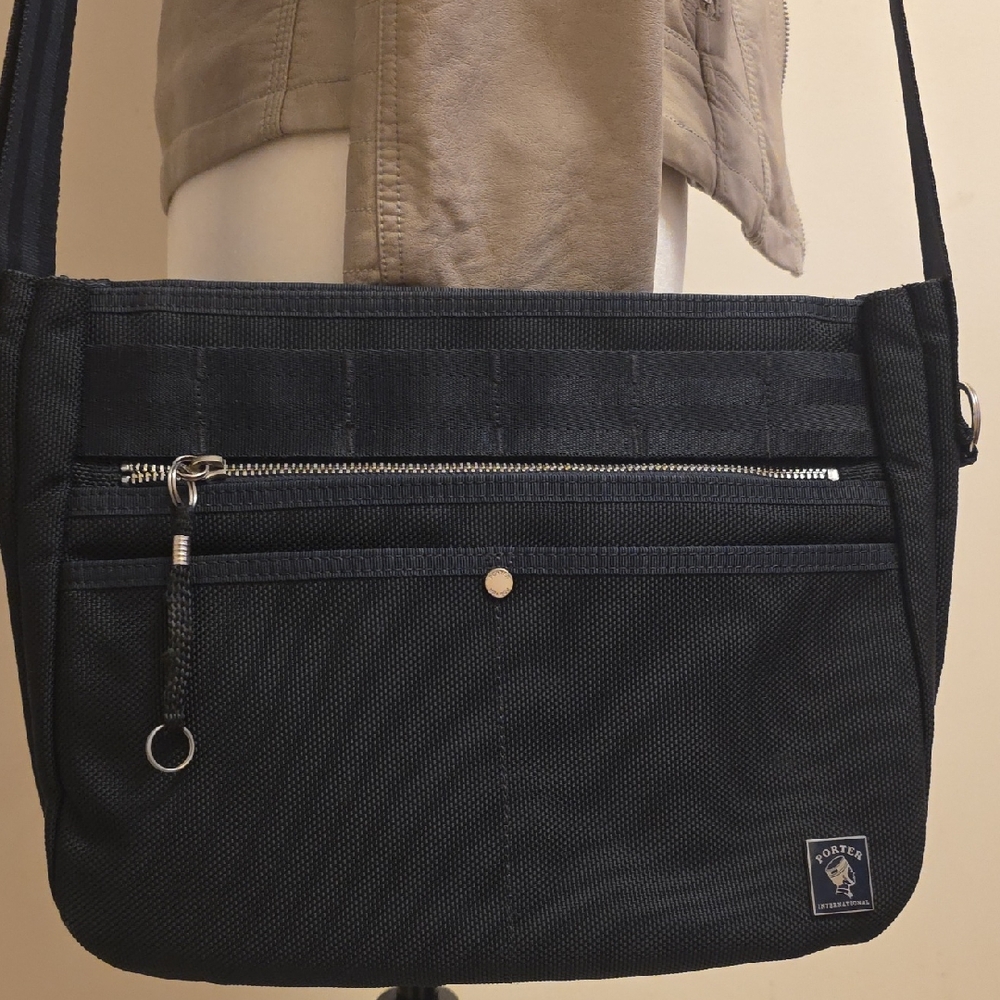 Navy Blue Men's Messenger Bag